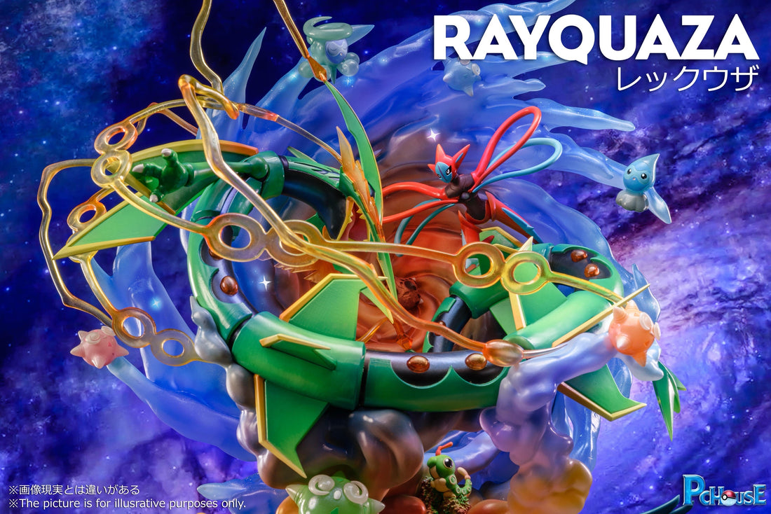 Pokemon PcHouse Studio Rayquaza Resin Statue