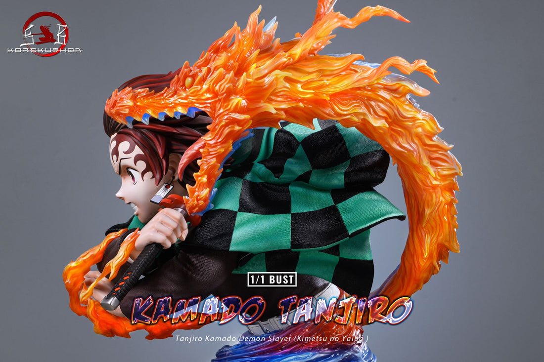 Demon Slayer KoreKushon Studio Tanjiro Kamado Life Size Bust Resin Statue [CHINA STOCK]