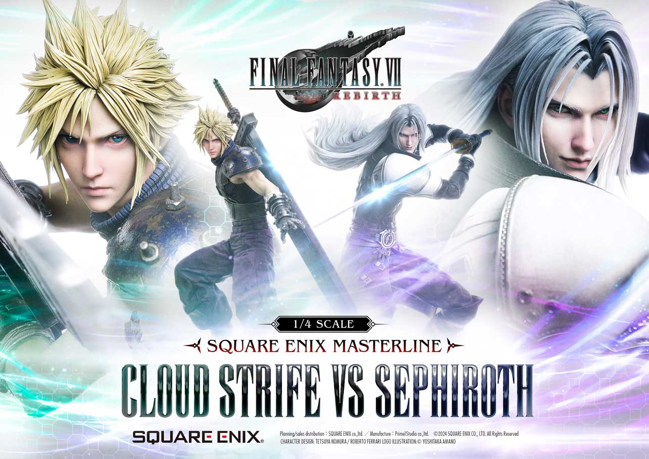 Final Fantasy Prime 1 Studio Cloud x Sephiroth Licensed Resin Statue [PRE-ORDER]