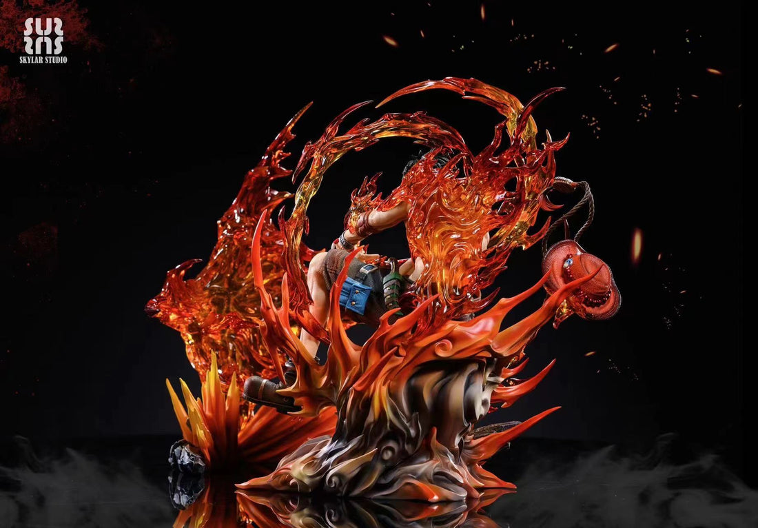 One Piece Skylar Studio Ace Serie Crossfire Resin Statue