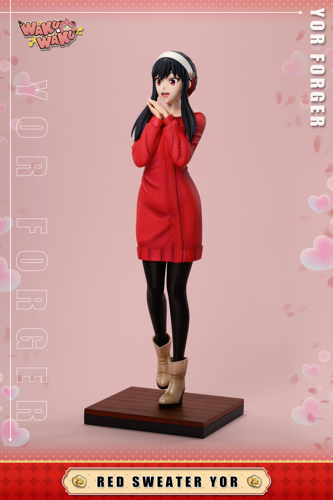 Spy x Family WakuWaku Studio Yor Casual Red Wear Resin Statue