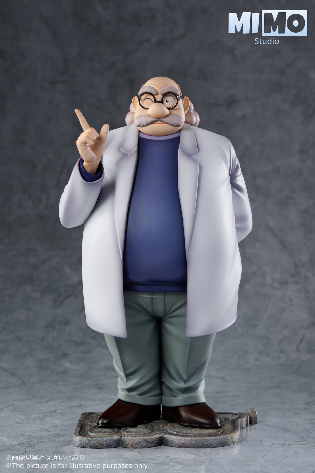 Detective Conan Mimo Studio Agasa Hakase Resin Statue