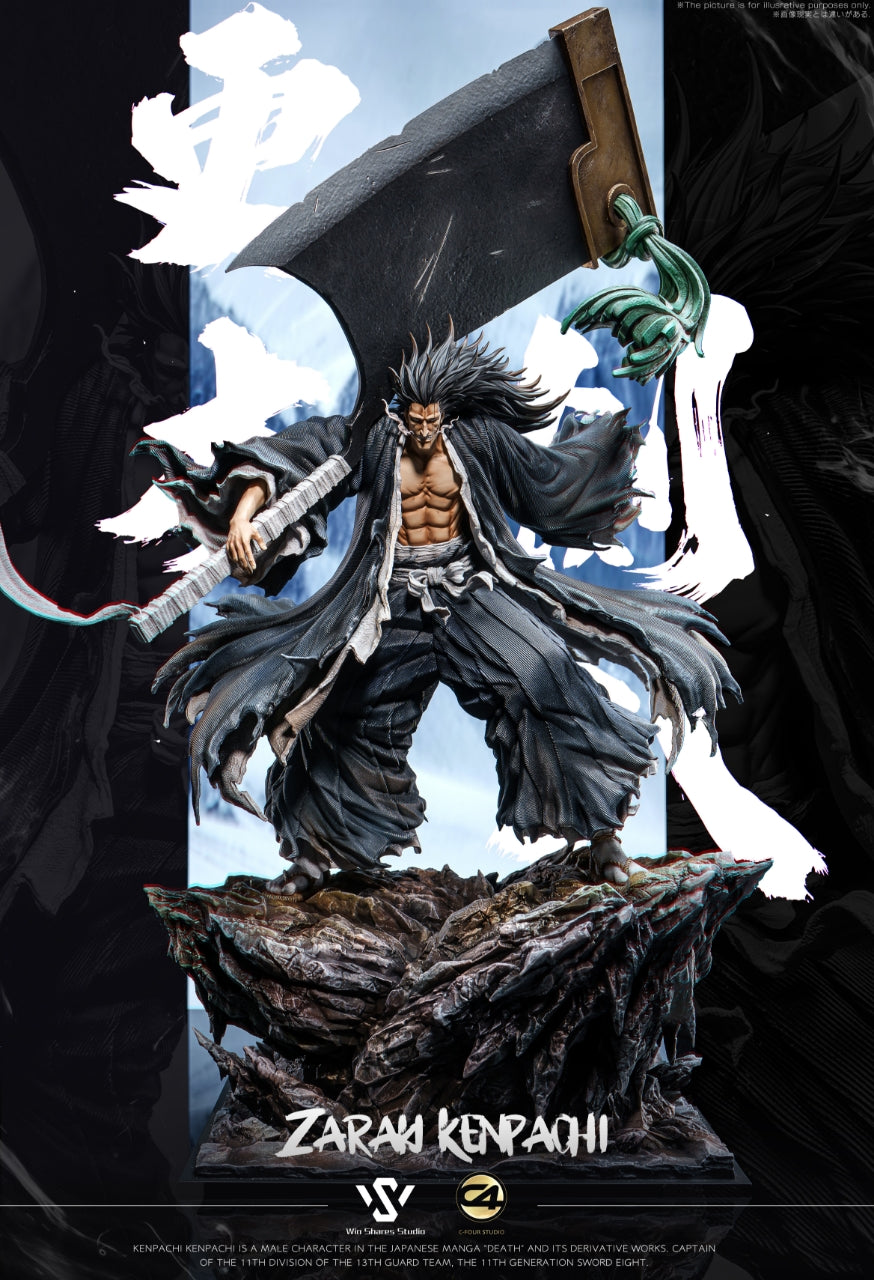 Bleach C4 x Win Shares Studio Zaraki Kenpachi Thousand-Year Blood War Resin Statue