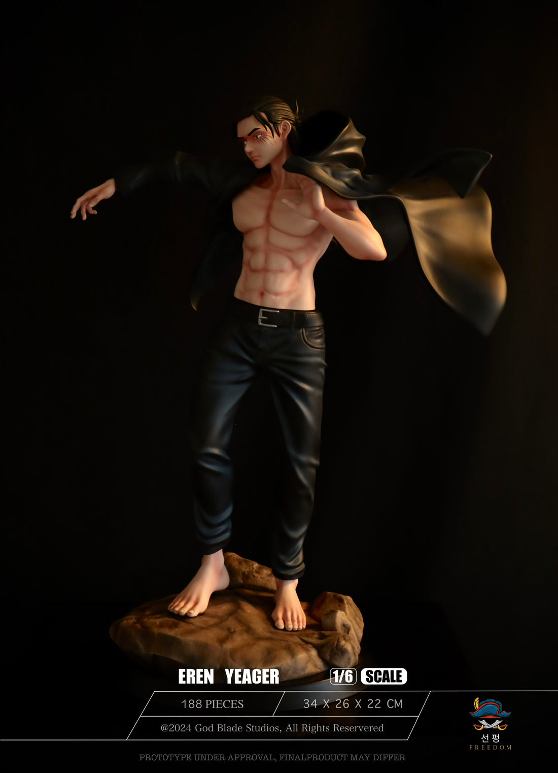 Attack on Titan God Blade Studio Eren Jeager Resin Statue