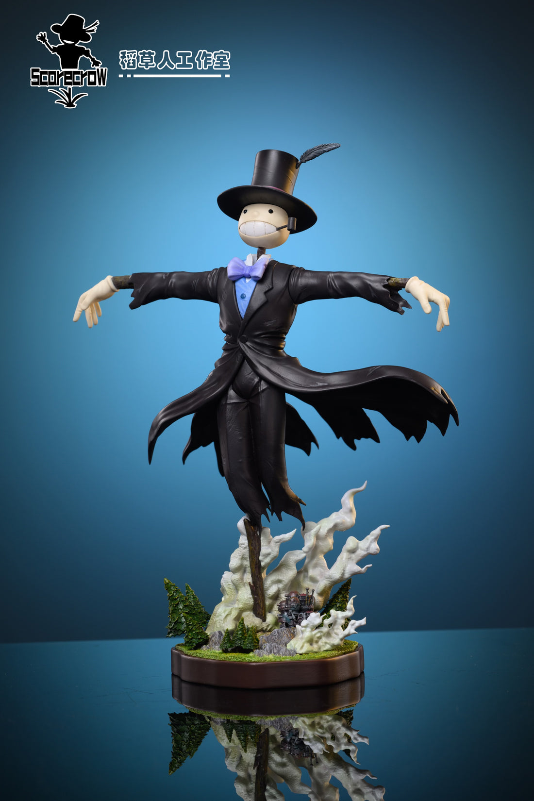 Howls Moving Castle Scarecrow Studio Castle Turnip Head Resin Statue