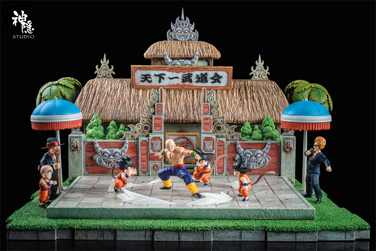 Dragon Ball ShenYin Studio Tenkaichi Budokai Goku VS Ten Shin Han Resin Statue [PRE-ORDER]