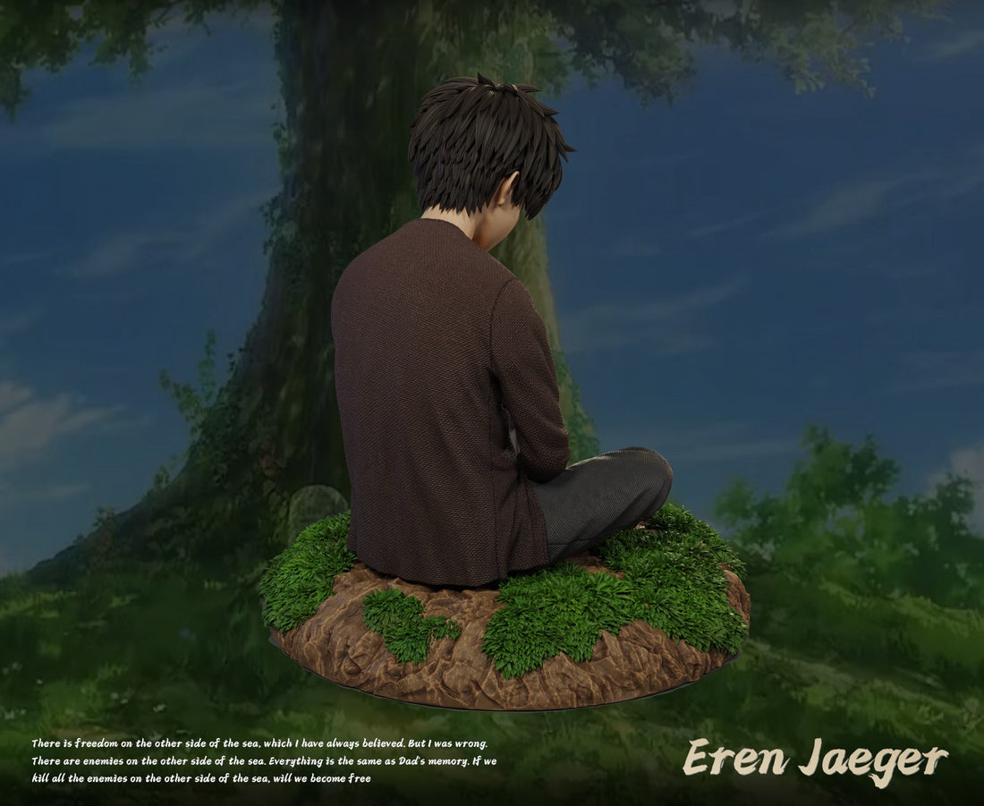 Attack on Titan Freedom Studio Sleeping Eren Resin Statue