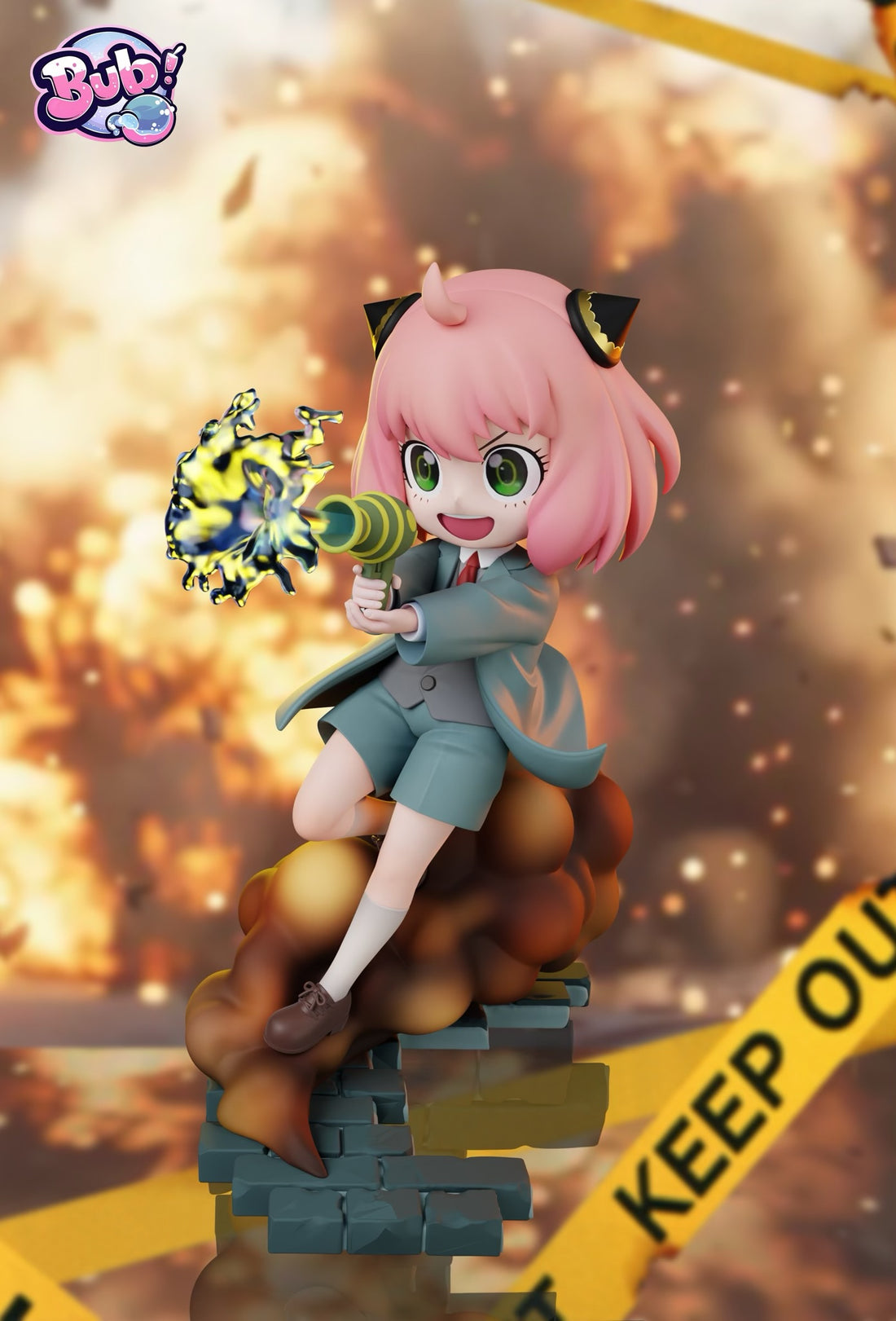 SPY x FAMILY BubbleX Studio Anya Forger COS Loid x Yor Resin Statue