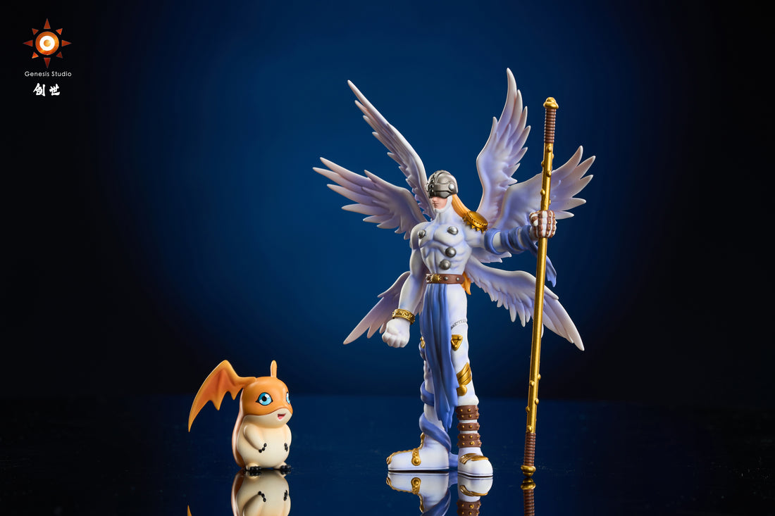 Digimon Genesis Studio Angemon x Patamon Resin Statue