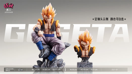 Dragon Ball Wink Studio Seated Gogeta Resin Statue - Preorder