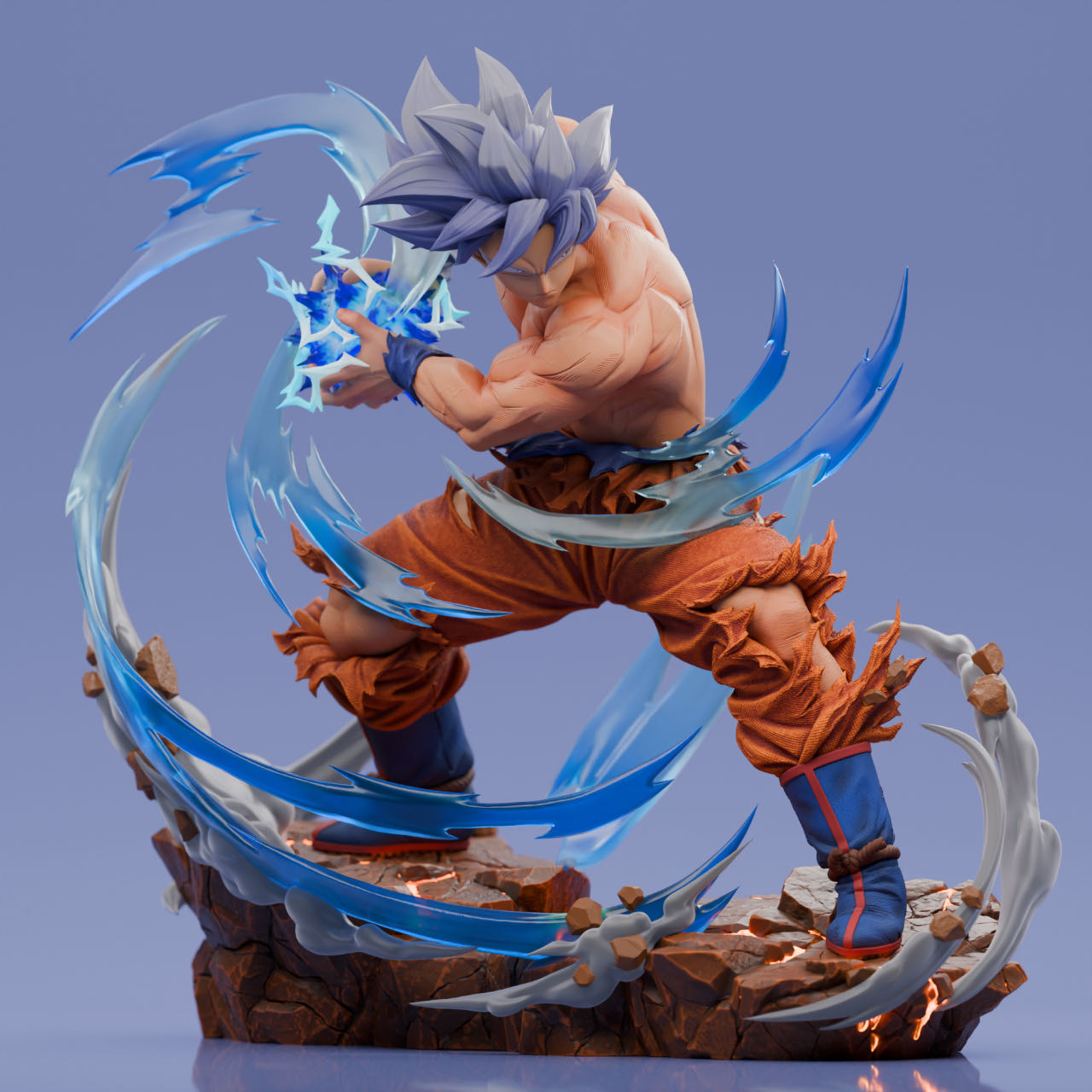 Dragon Ball Player 1 Studio Goku Master Ultra Instinct Resin Statue [PRE-ORDER]