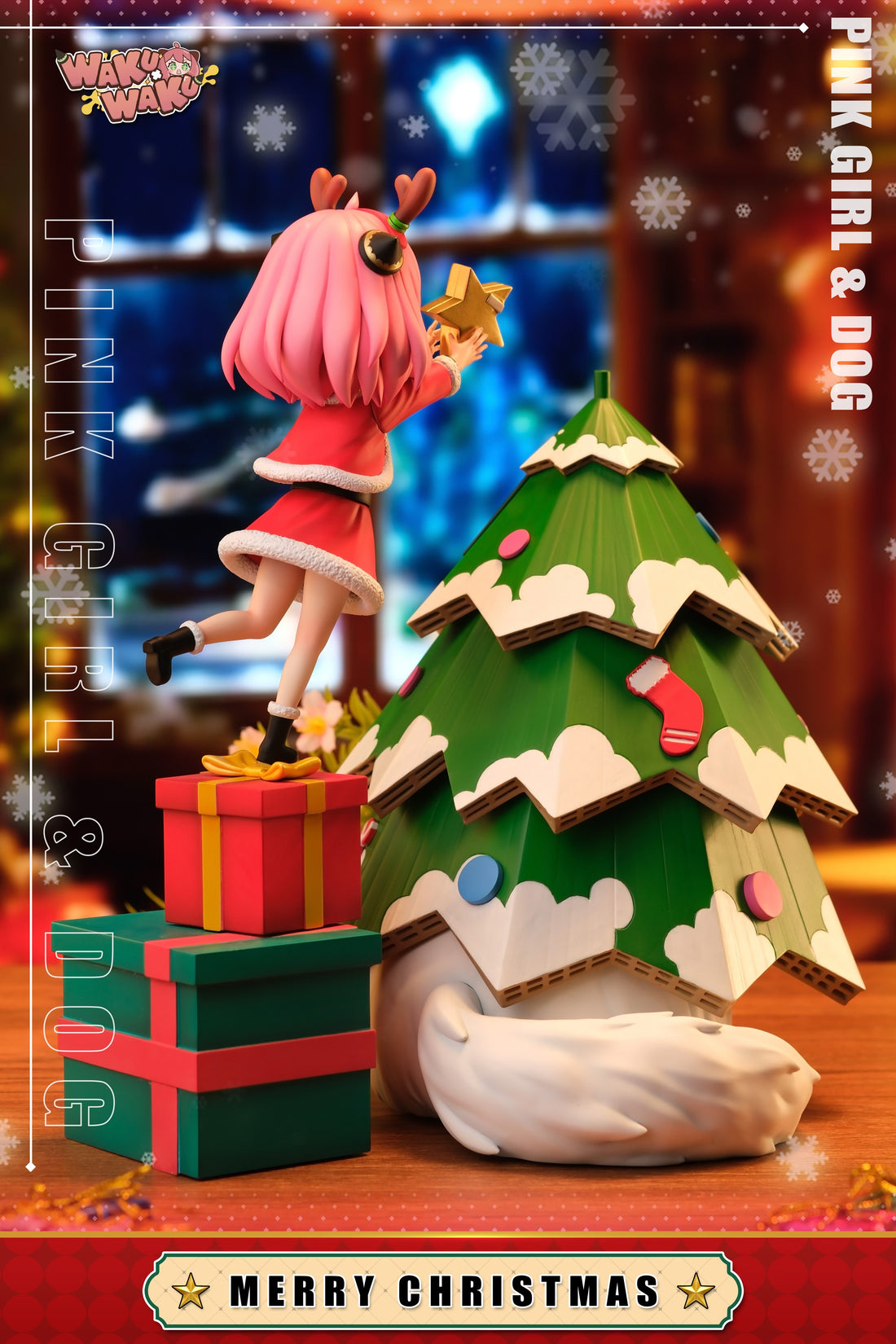 Spy x Family WakuWaku Studio Christmas Anya Resin Statue