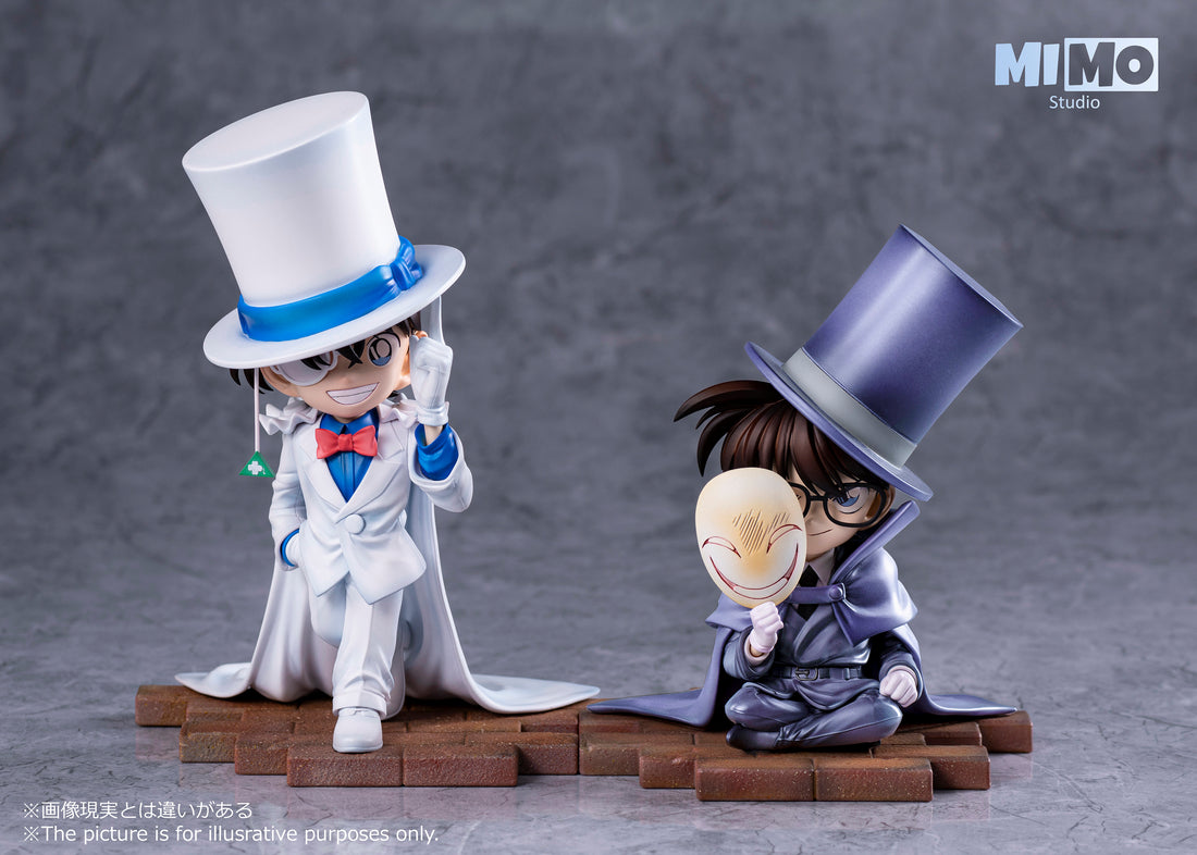 Detective Conan Mimo Studio Kaitou Kid Conan & Night Baron Conan Resin Statue