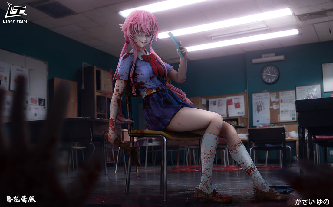 Mirai Nikki Light Team Studio Gasai Yuno Resin Statue