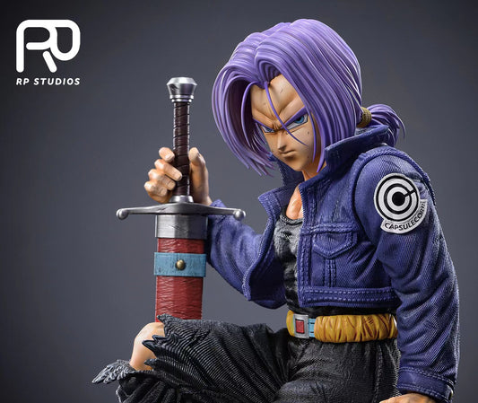 Dragon Ball RP Studio Sitting Long Hair Trunks V2 Resin Statue - Preorder