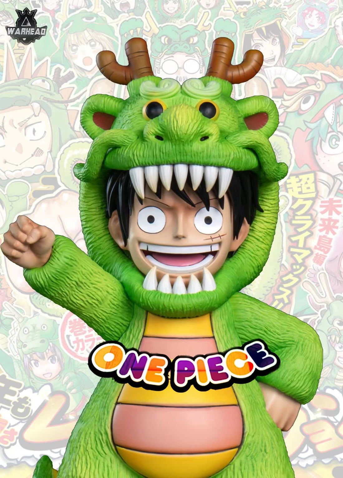 One Piece Warhead Studio Luffy Cosplay Dragon Resin Statue