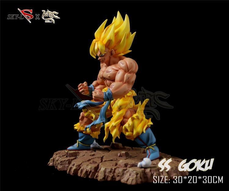 Dragon Ball Sky-L x MRC Studio Super Son Goku Namek Battle Resin Statue