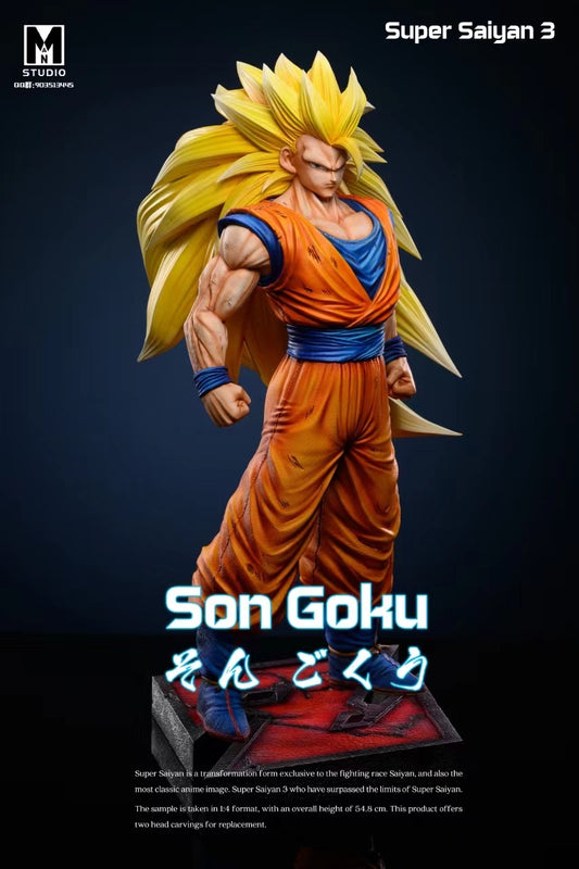 Dragon Ball MAN Studio Goku Super Sayian 3 Resin Statue - Preorder