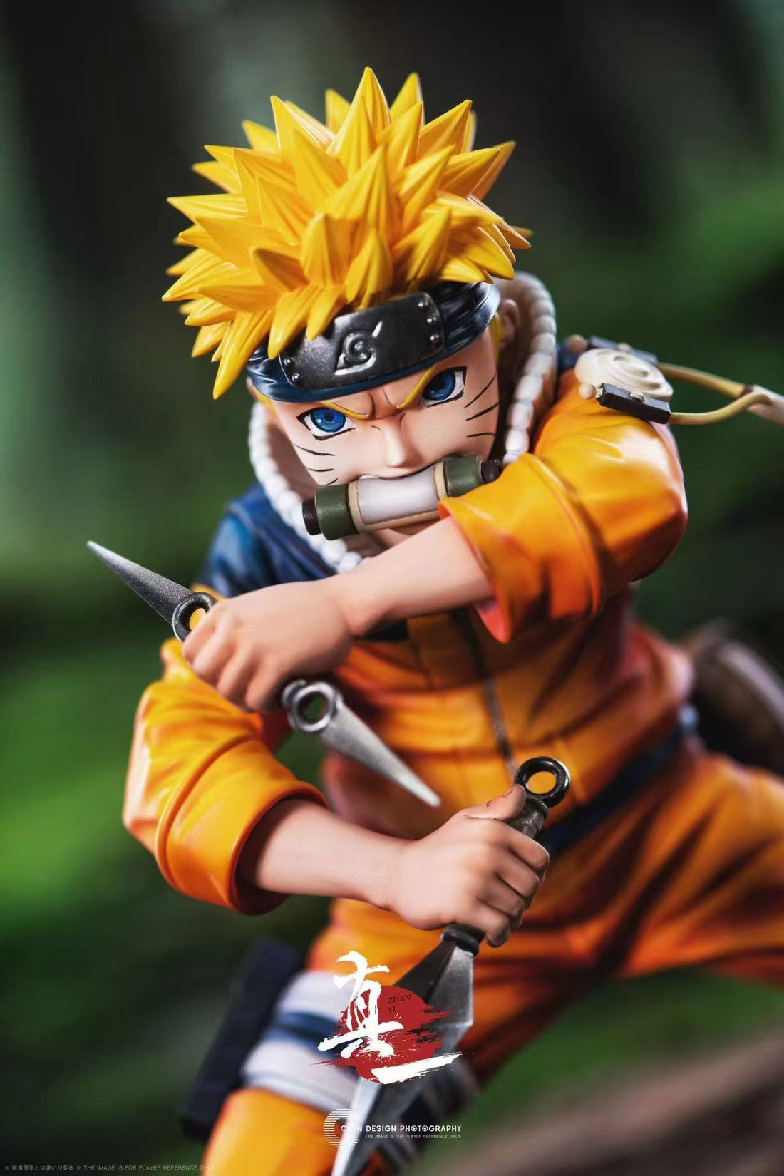 Naruto Zhen Yi Studio Kid Naruto Resin Statue