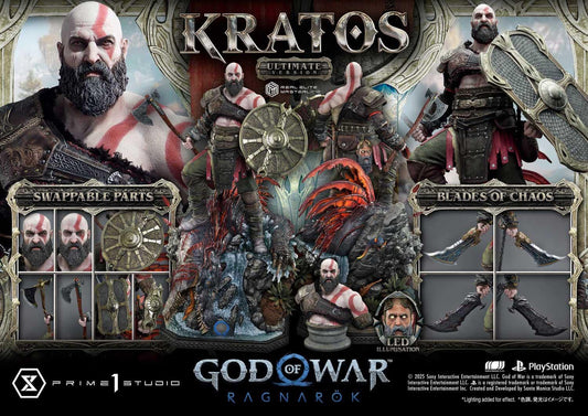 God Of War Ragnarok Prime 1 Studio Kratos Licensed Resin Statue [PRE-ORDER]