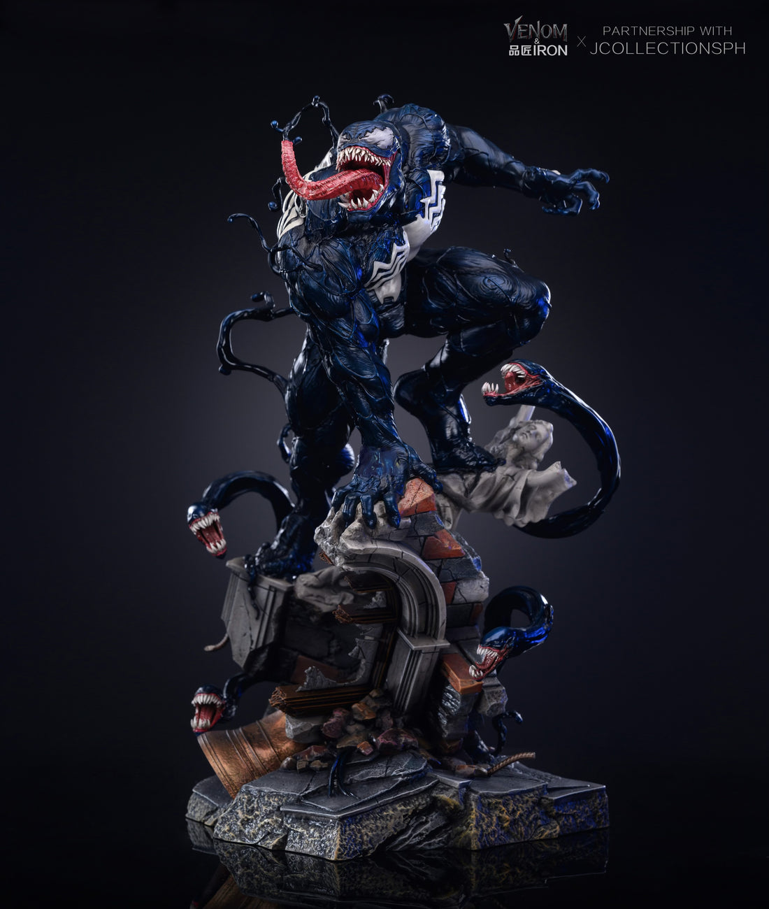 Marvel Pin Jiang Iron Studio Venom Resin Statue