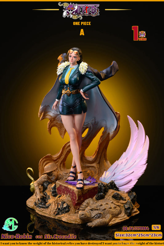 One Piece GM Studio Robin Cosplay Crocodile Resin Statue - Preorder