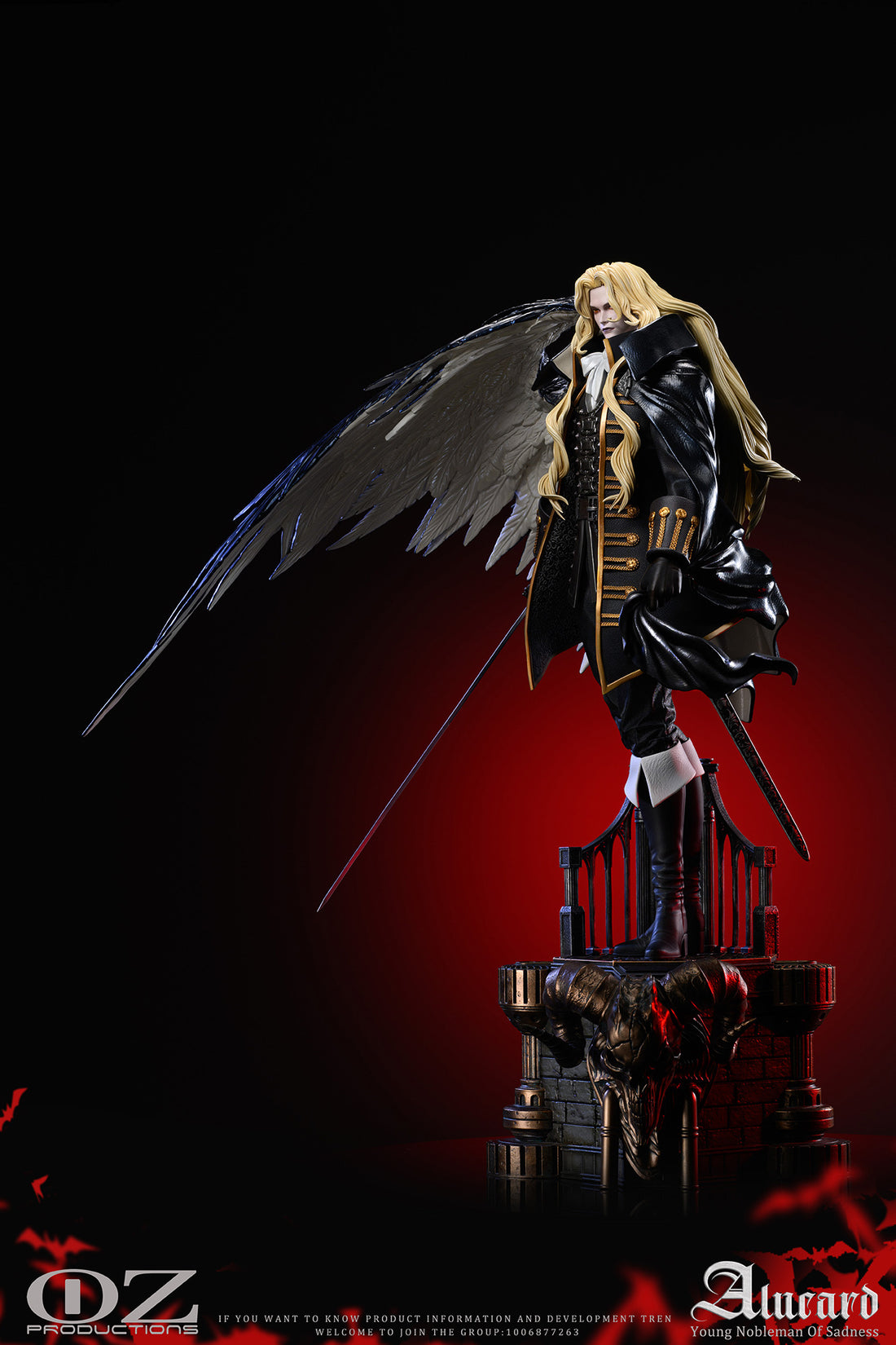 Castlevania OZ Studio Alucard Resin Statue