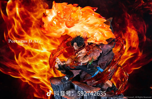 One Piece TH Studio Ace Fist Resin Statue - China Stock