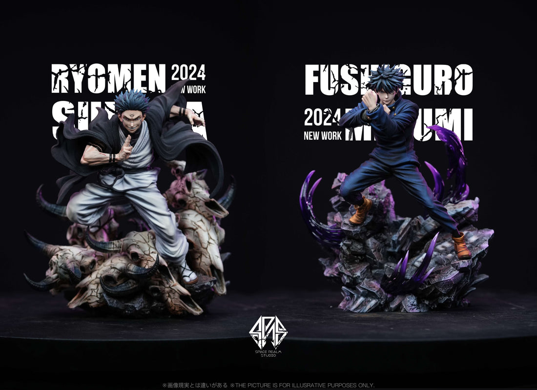 Jujutsu Kaisen Space Realm Studio Makora x Fushiguro Megumi x Ryomen Sukuna Resin Statue