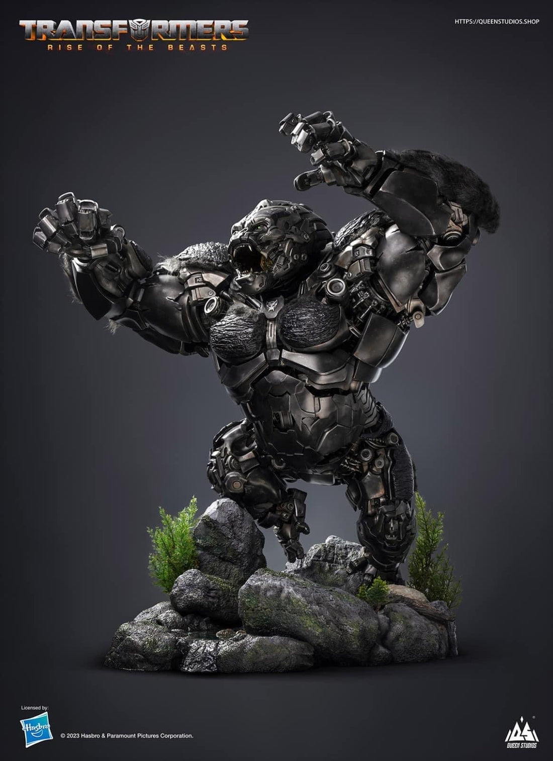 Transformers Queen Studios Transformers ROTB Optimus Primal Licensed Resin Statue