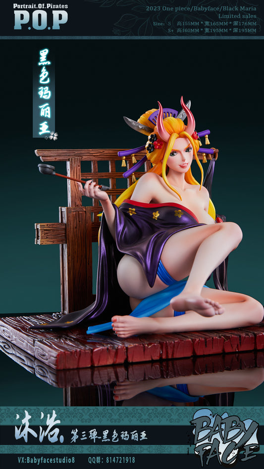 One Piece Baby Face Studio Bathing Series Black Maria Resin Statue [CHINA STOCK]