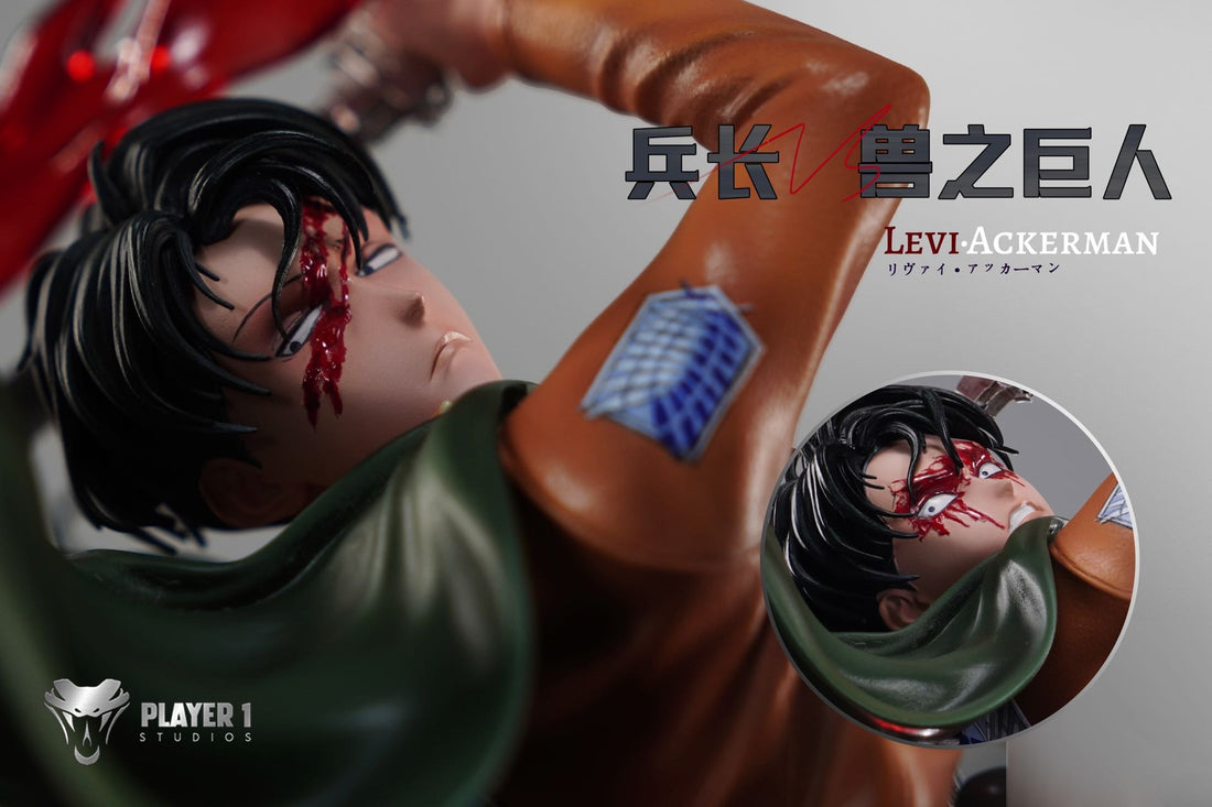 Attack On Titan Player 1 Studio Levi Ackerman VS Beast Titan Resin Statue [PRE-ORDER]