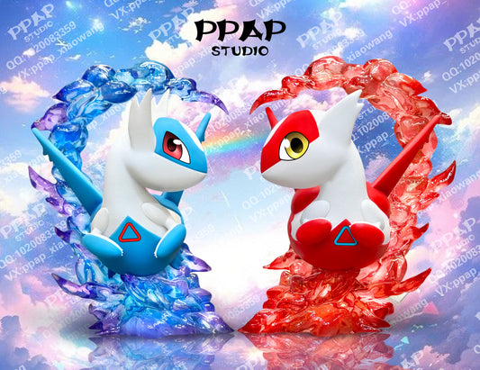 Pokemon PPAP Studio Little Fatty Series Latios x Latias Resin Statue - Preorder