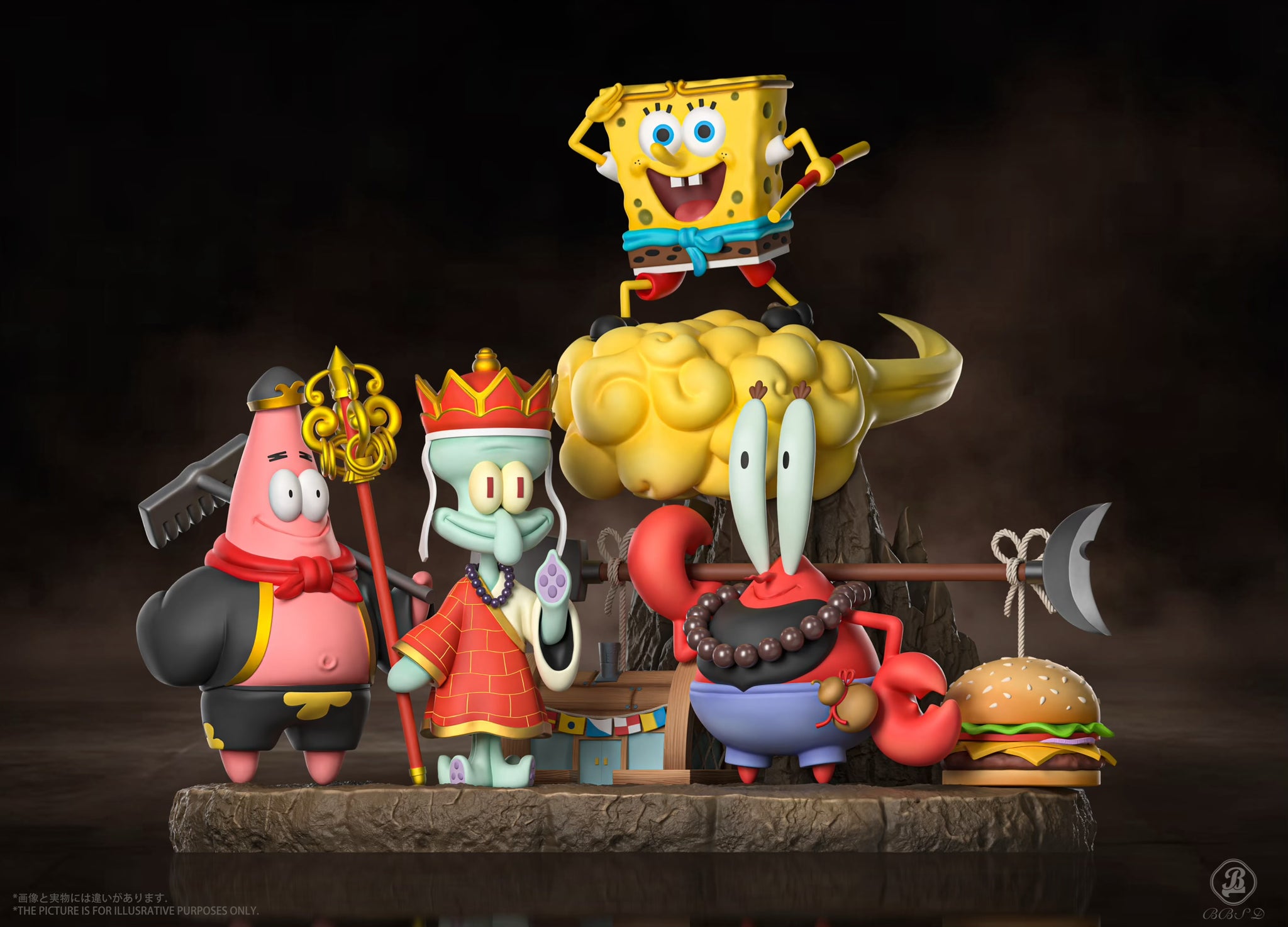 SpongeBob BBSD Studio SquarePants Sponge Bob COS Journey to the West Resin Statue [PRE-ORDER]