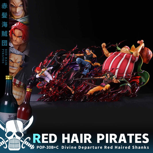 One Piece JacksDo Studio Red Hair Pirates Resin Statue [CHINA STOCK]