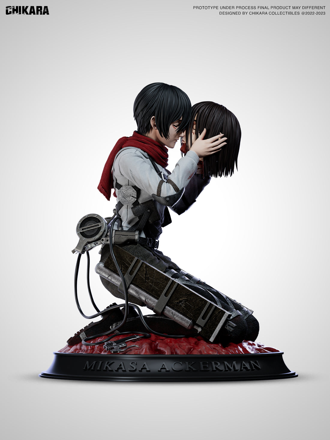 Attack on Titan Chikara Studio Mikasa Ackerman Resin Statue