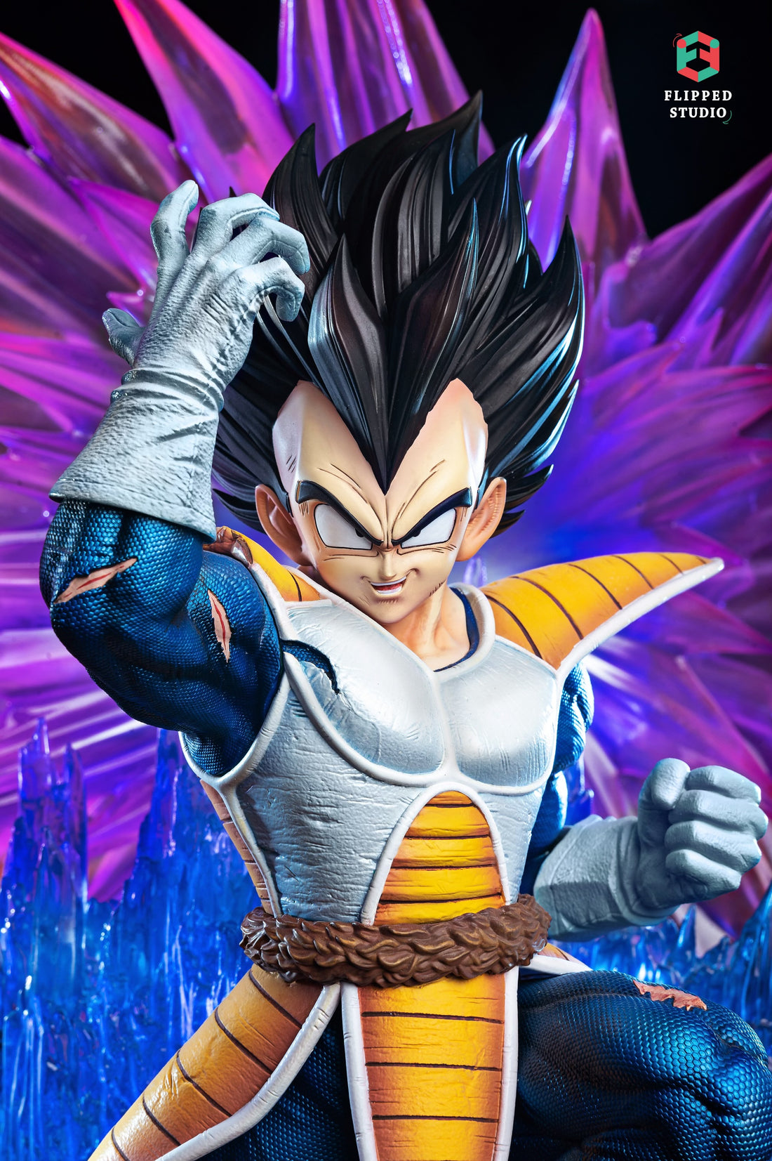 Dragon Ball Flipped Studio Vegeta Resin Statue