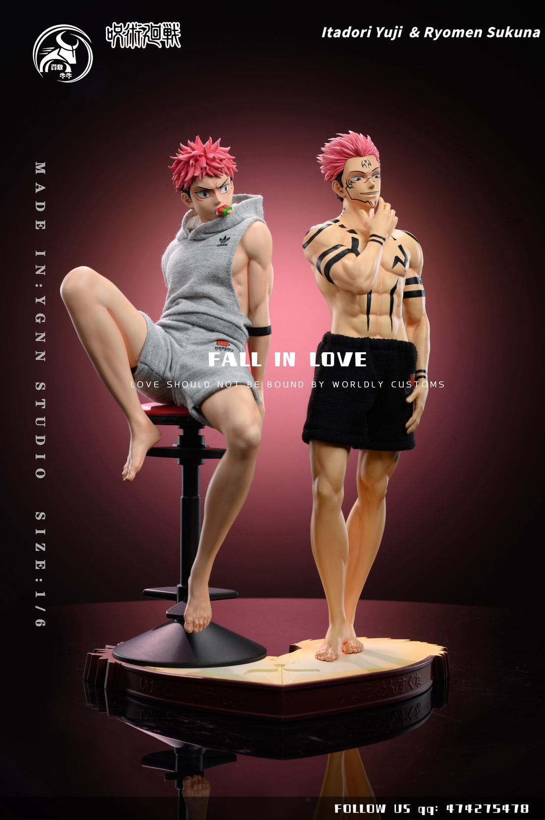 Jujutsu Kaisen YGNN Studio Itadori x Sukuna Resin Statue