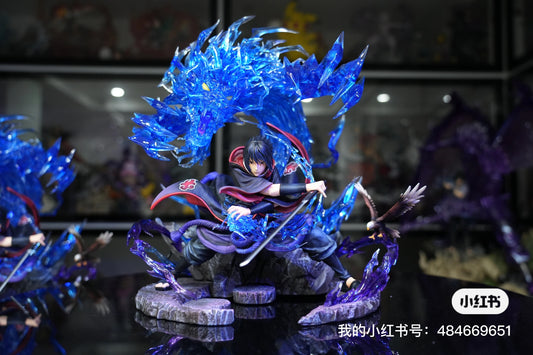 Naruto Konoha Studio Sasuke Akatsuki Resin Statue [CHINA STOCK]