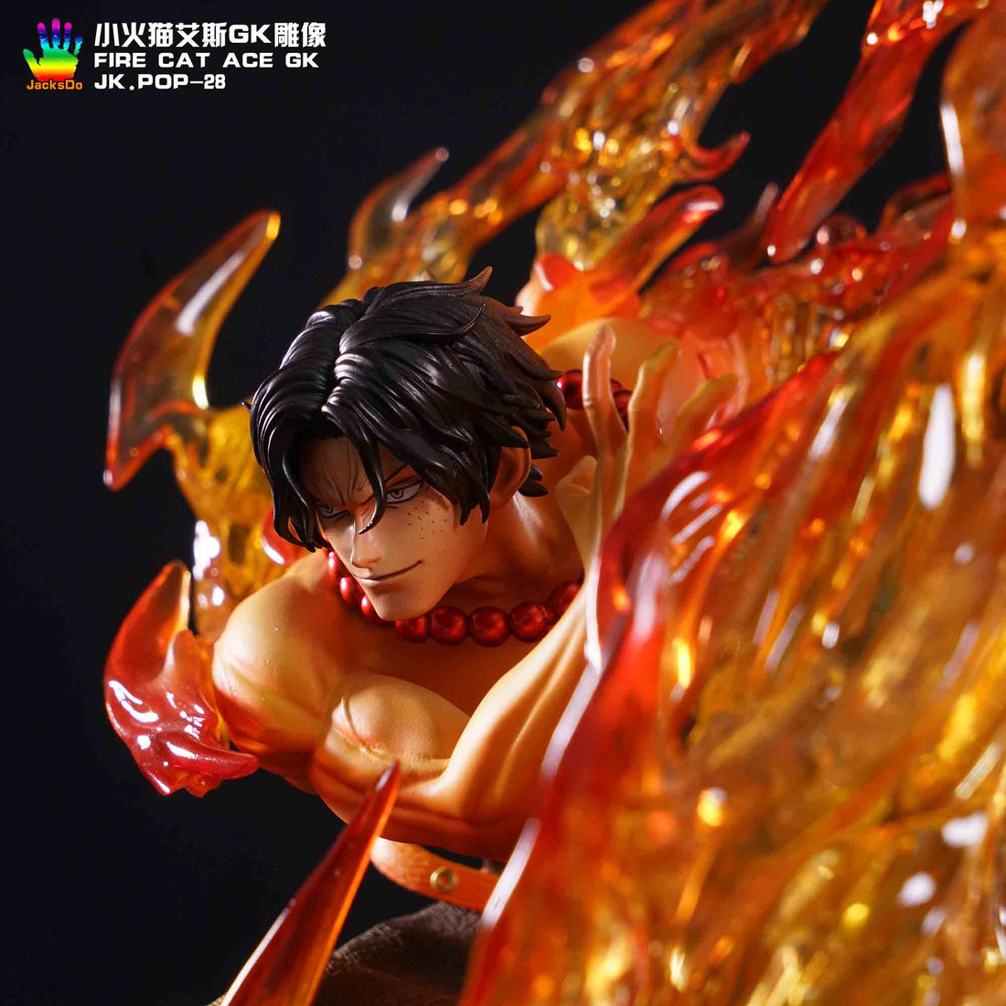 One Piece JacksDo Studio Portgas D Ace Resin Statue