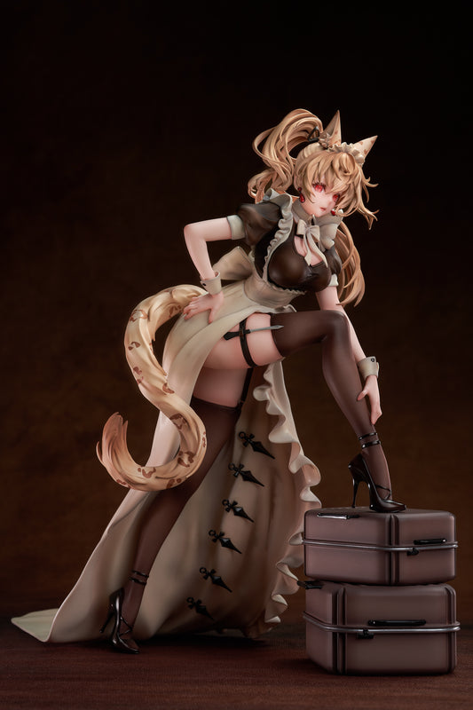 MAGI Arts x DeadPrince Studio Battle Maid Leopard Cat Maria Ocelot PVC Figure - Preorder