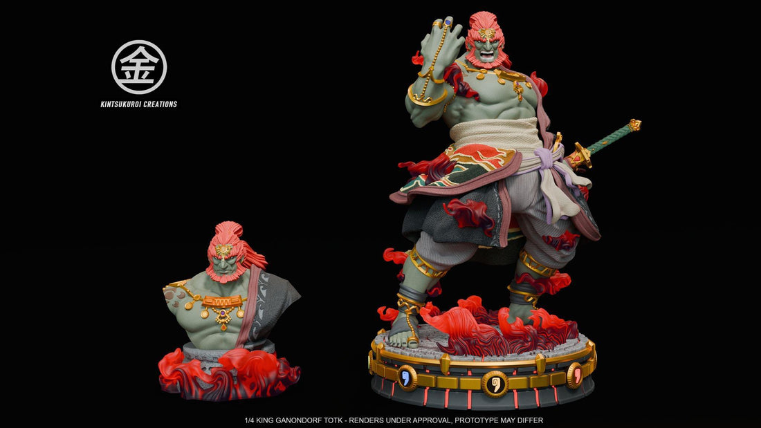 The Legend of Zelda Kintsukuroi Creations King Ganondorf Resin Statue