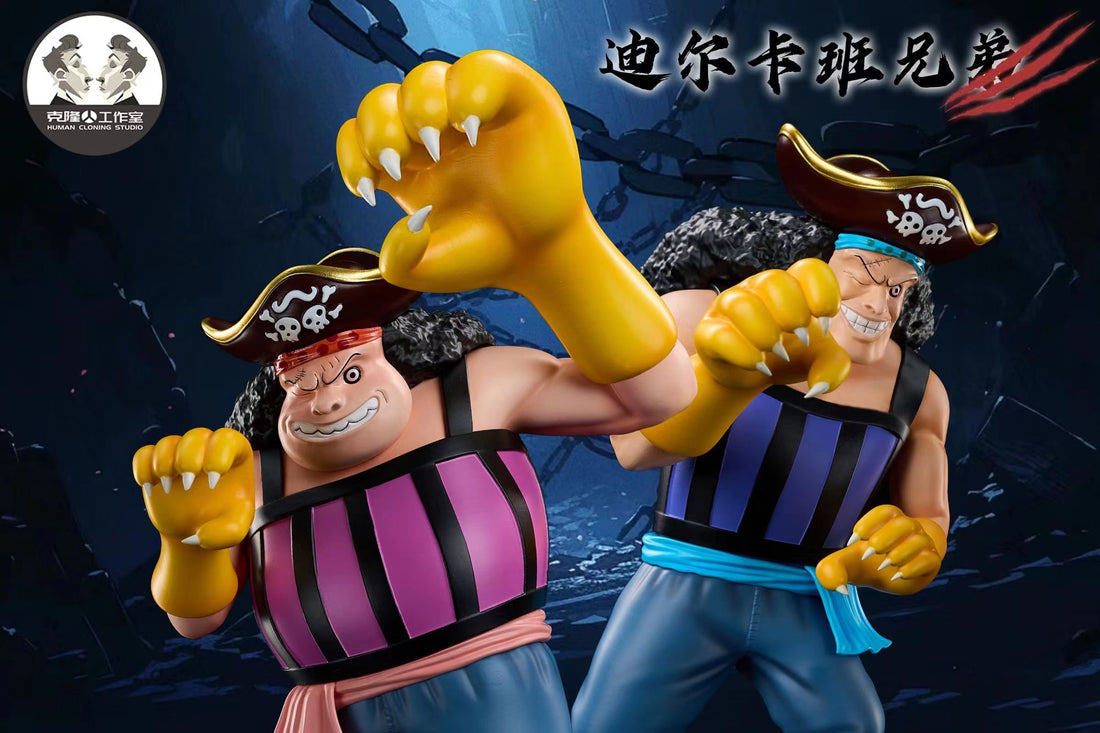 One Piece Clone Studio Decalvan Brothers Resin Statue