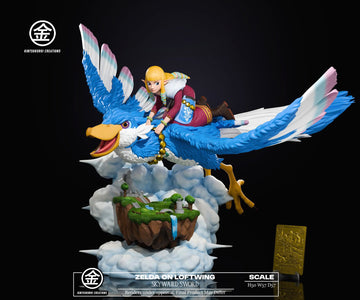 The Legend of Zelda Kintsukuroi Creations Zelda On Loftwing Skyward Sword Resin Statue [PRE-ORDER]