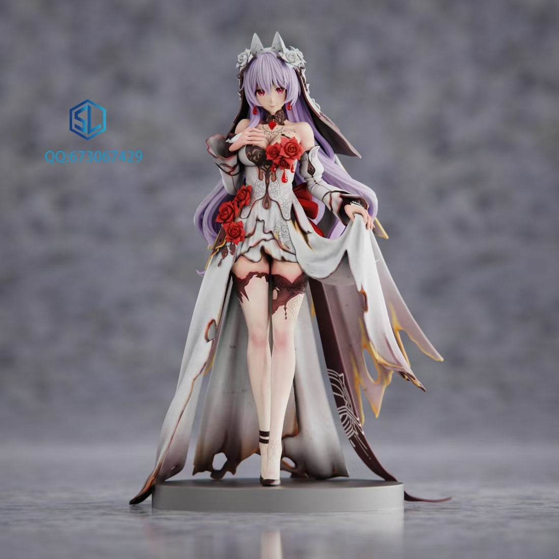 Honkai Impact 3 Shen Lan Studio Wedding Dress Theresa Apocalypse Resin Statue