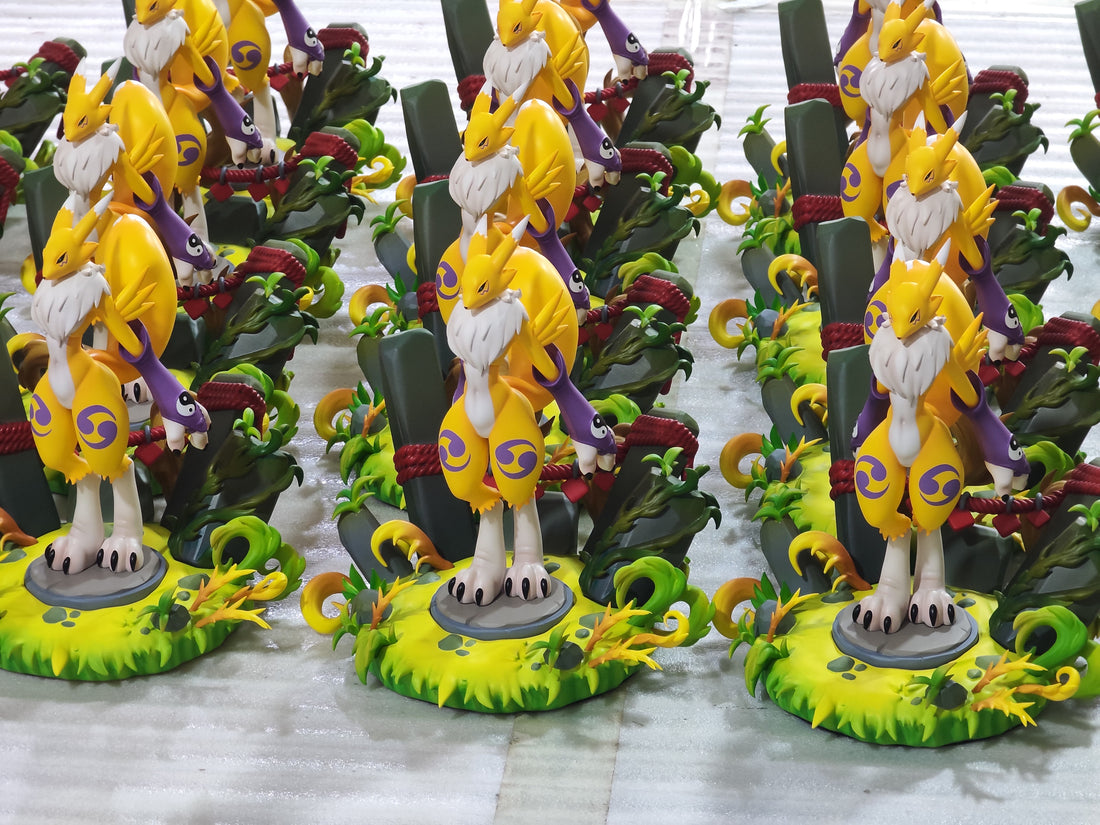 Digimon White Dragon Studio Renamon Resin Statue