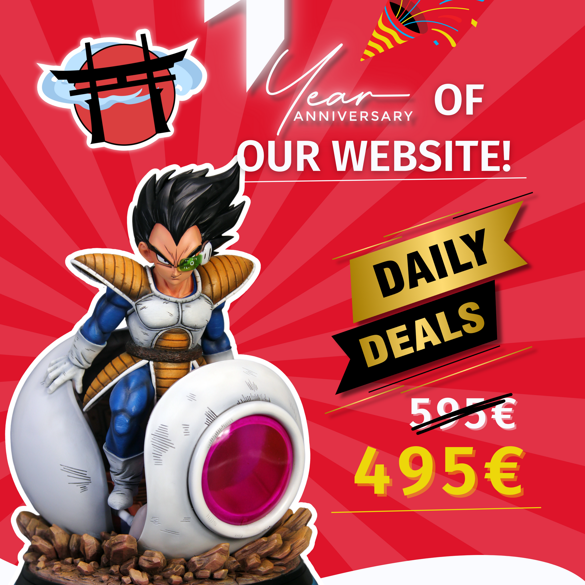 Dragon Ball XCEED x MRC Studio Vegeta's First Arrival on Earth Resin Statue [EUROPE STOCK]