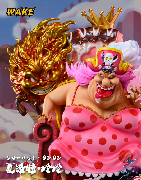 One Piece Wake Studio Big Mom Charlotte Linlin Sitting Four Emperors Resin Statue [PRE-ORDER]