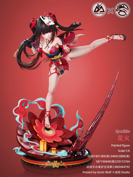 Honkai Impact Arctic Wolf x Mi Yin Studio Sparkle Resin Statue - Preorder