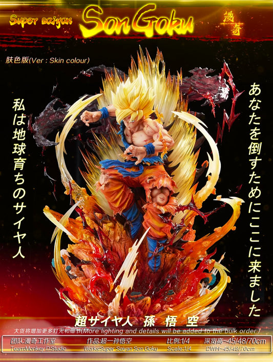 Dragon Ball Monkey D Studio Goku Super Saiyan Resin Statue [PRE-ORDER]